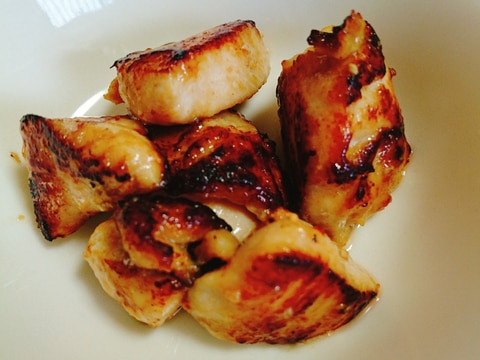 鶏胸肉の味噌焼き